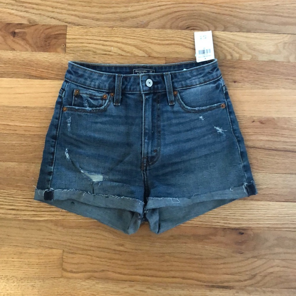 Abercrombie & Fitch High Rise Short Denim Jeans